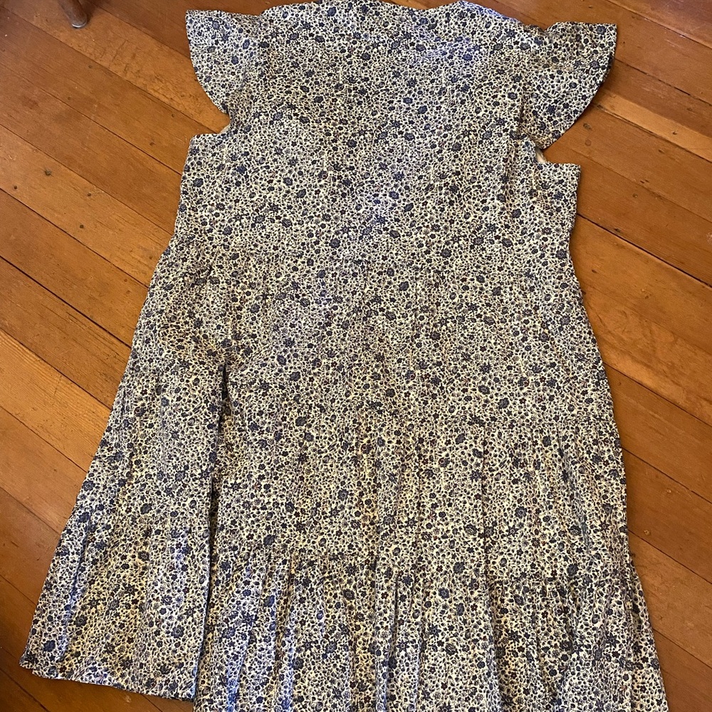 Lane Bryant Blue and White Floral Dress - Picture 8 of 9
